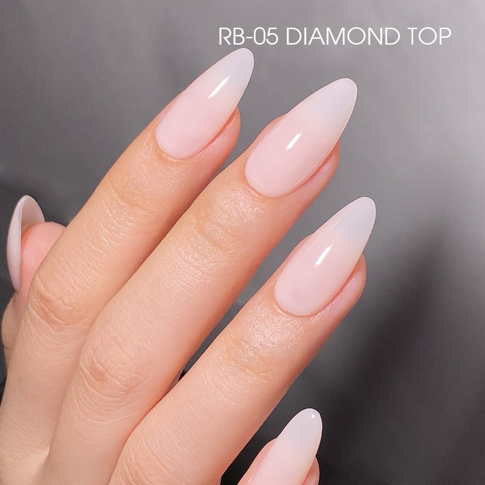 LDS Rubber Base Gel (Ver 2) - Set 30 Colors - GEL POLISH 0.5 OZ - Bouncy Blush Collection - DTK Nail Supply