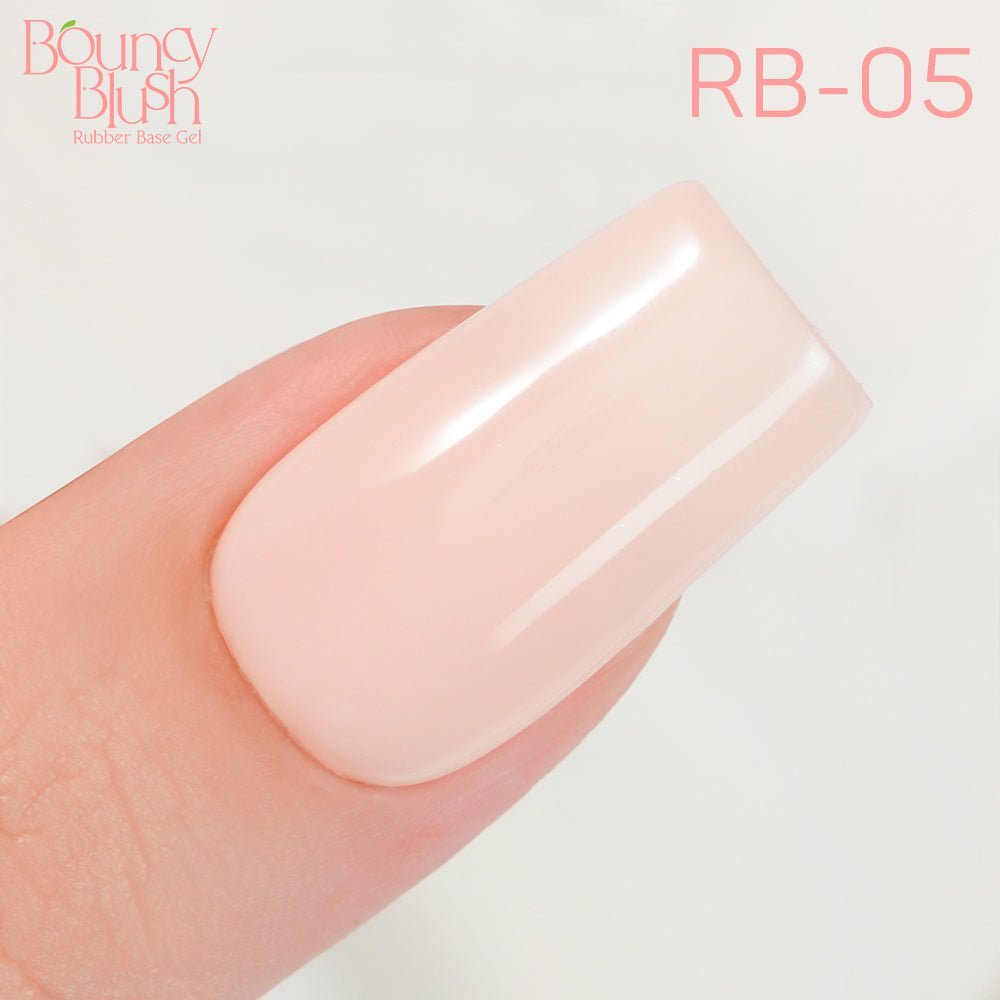 LDS Rubber Base Gel - RB - 05 (Ver 2) - GEL POLISH 0.5 OZ - Bouncy Blush Collection - DTK Nail Supply