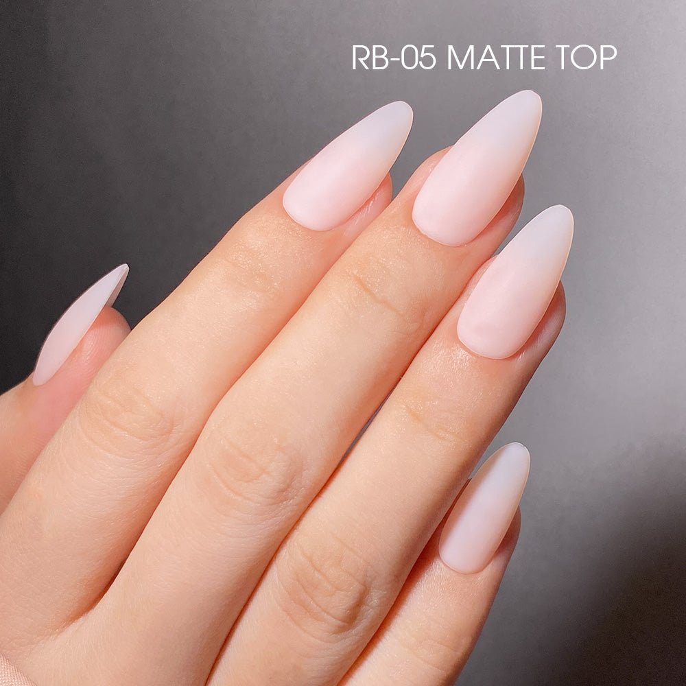 LDS Rubber Base Gel - RB - 05 (Ver 2) - GEL POLISH 0.5 OZ - Bouncy Blush Collection - DTK Nail Supply