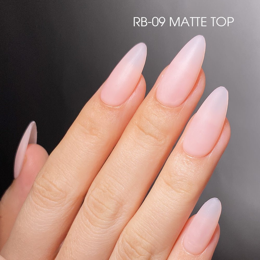 LDS Rubber Base Gel - RB - 09 (Ver 2) - GEL POLISH 0.5 OZ - Bouncy Blush Collection - DTK Nail Supply