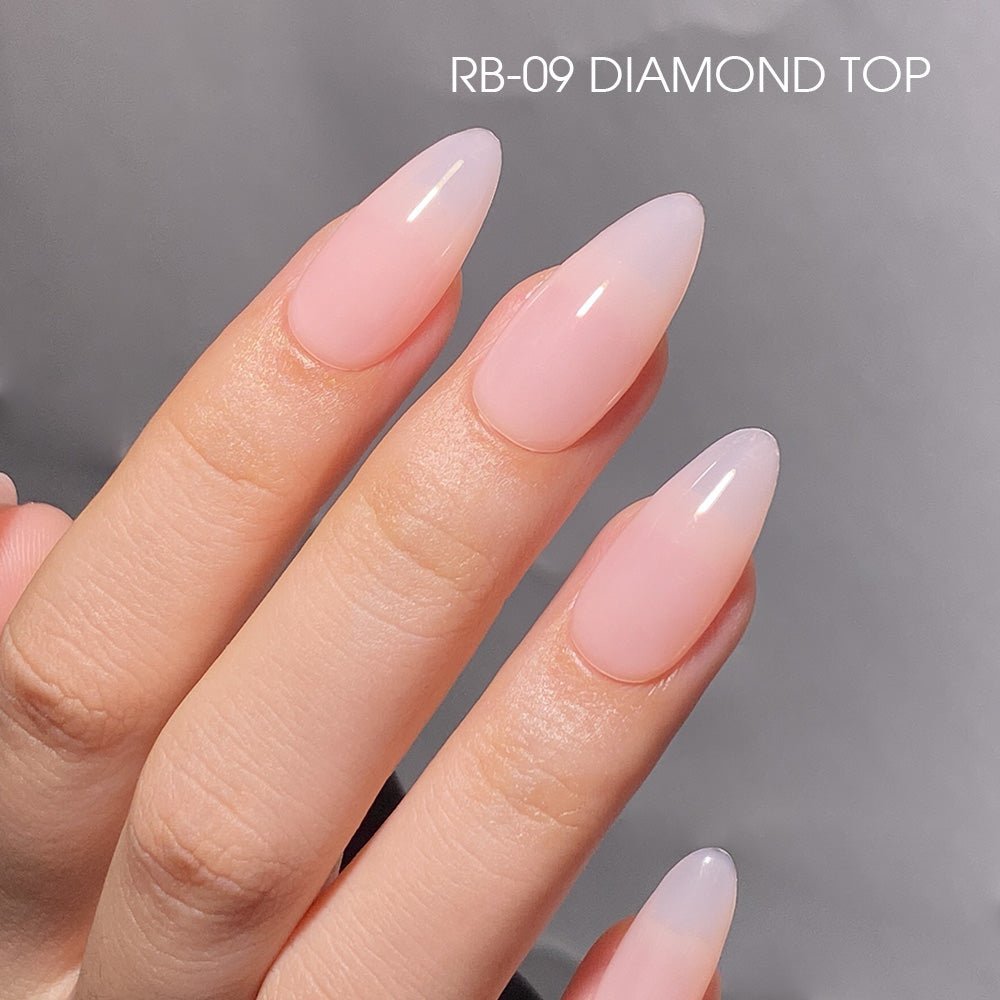 LDS Rubber Base Gel - RB - 09 (Ver 2) - GEL POLISH 0.5 OZ - Bouncy Blush Collection - DTK Nail Supply
