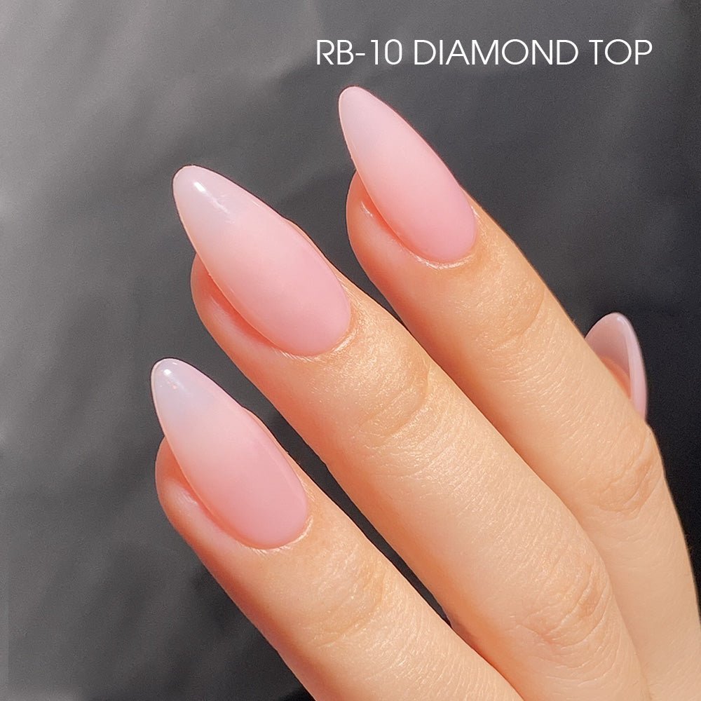 LDS Rubber Base Gel - RB - 10 (Ver 2) - GEL POLISH 0.5 OZ - Bouncy Blush Collection - DTK Nail Supply