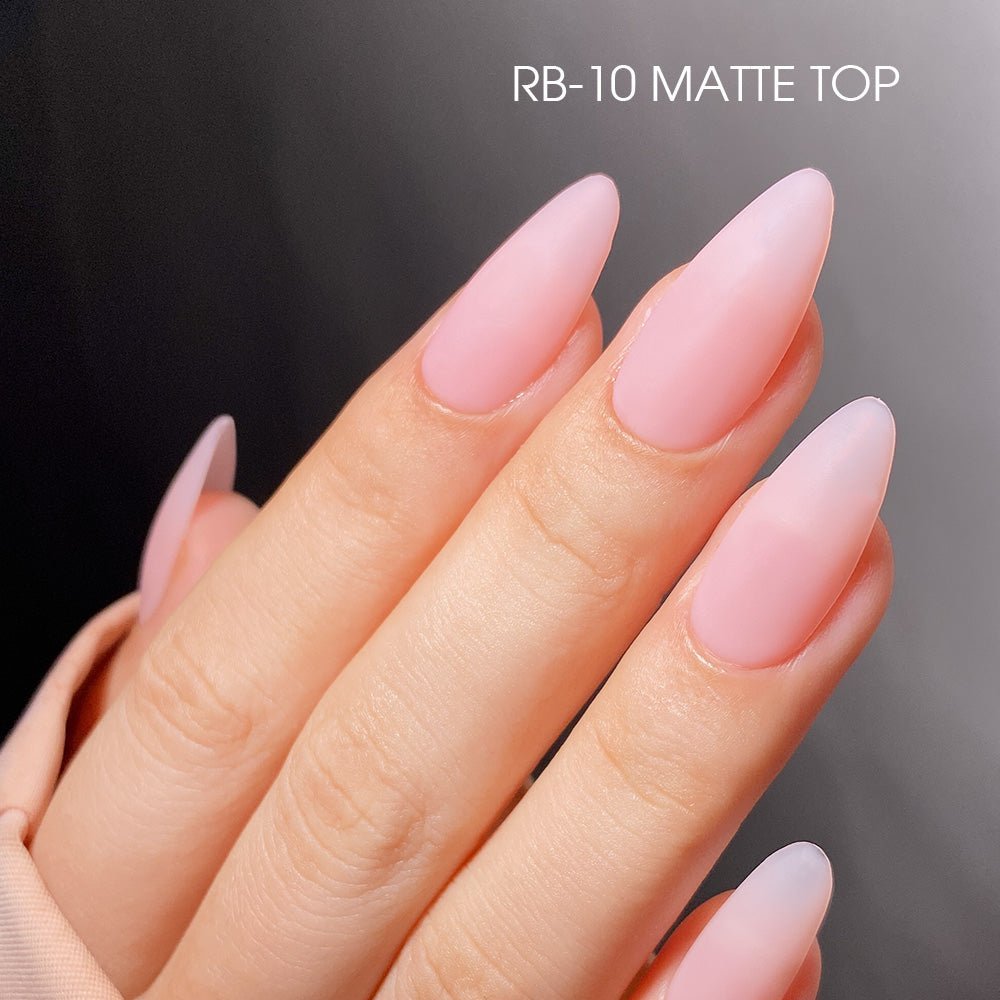 LDS Rubber Base Gel - RB - 10 (Ver 2) - GEL POLISH 0.5 OZ - Bouncy Blush Collection - DTK Nail Supply