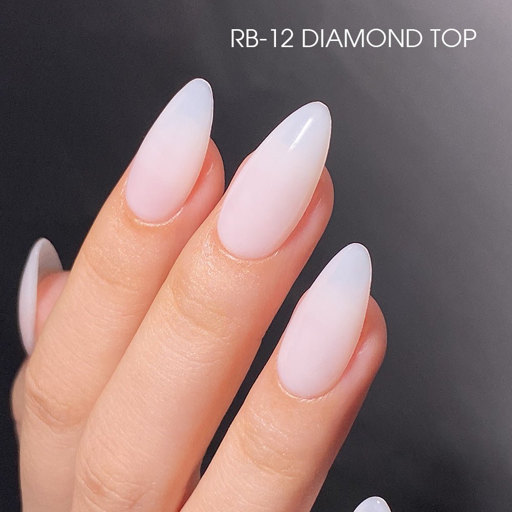 LDS Rubber Base Gel - RB - 12 - GEL POLISH 0.5 OZ - Bouncy Blush Collection - DTK Nail Supply