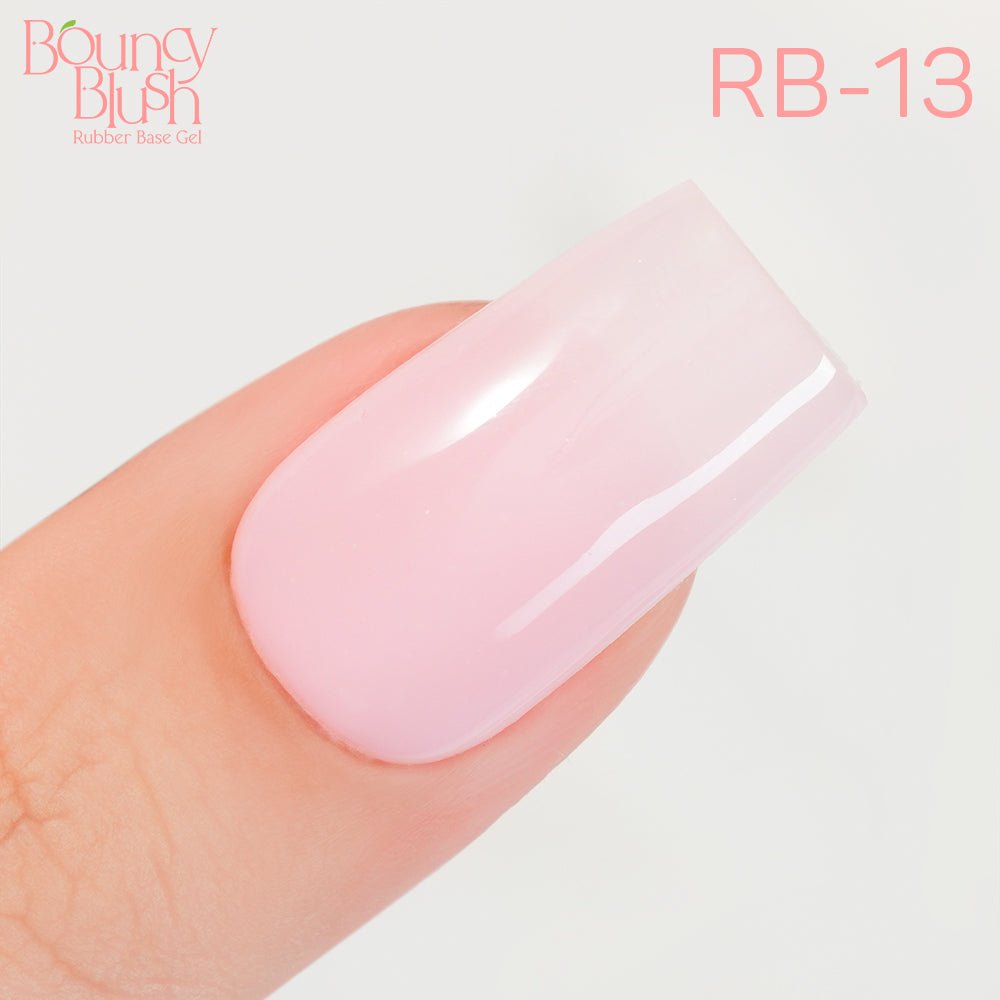 LDS Rubber Base Gel - RB - 13 - GEL POLISH 0.5 OZ - Bouncy Blush Collection - DTK Nail Supply