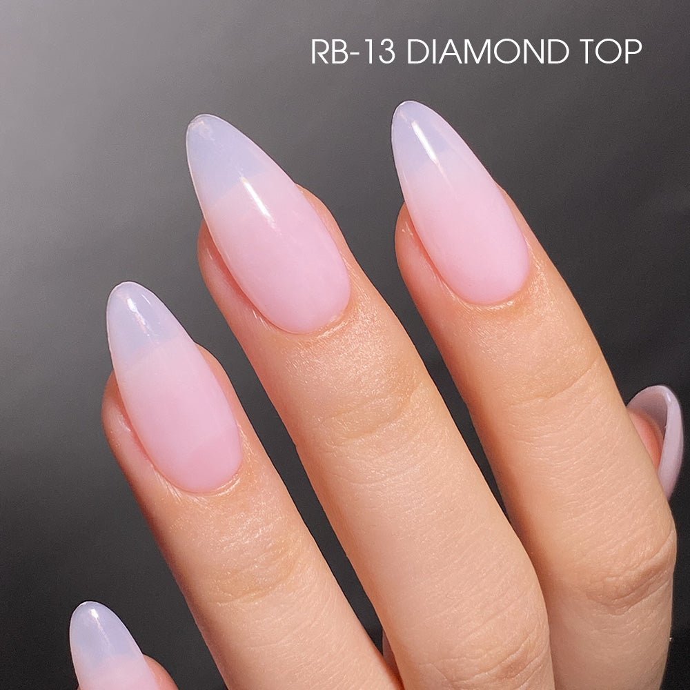 LDS Rubber Base Gel - RB - 13 (Ver 2) - GEL POLISH 0.5 OZ - Bouncy Blush Collection - DTK Nail Supply