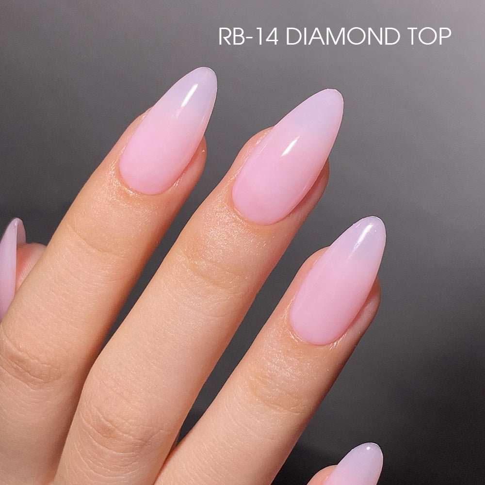 LDS Rubber Base Gel - RB - 14 - GEL POLISH 0.5 OZ - Bouncy Blush Collection - DTK Nail Supply