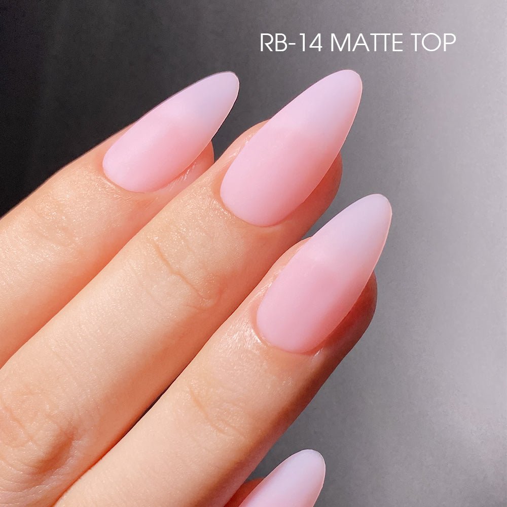 LDS Rubber Base Gel - RB - 14 - GEL POLISH 0.5 OZ - Bouncy Blush Collection - DTK Nail Supply
