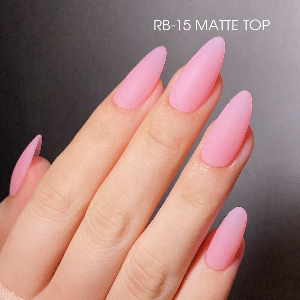 LDS Rubber Base Gel - RB - 15 - GEL POLISH 0.5 OZ - Bouncy Blush Collection - DTK Nail Supply