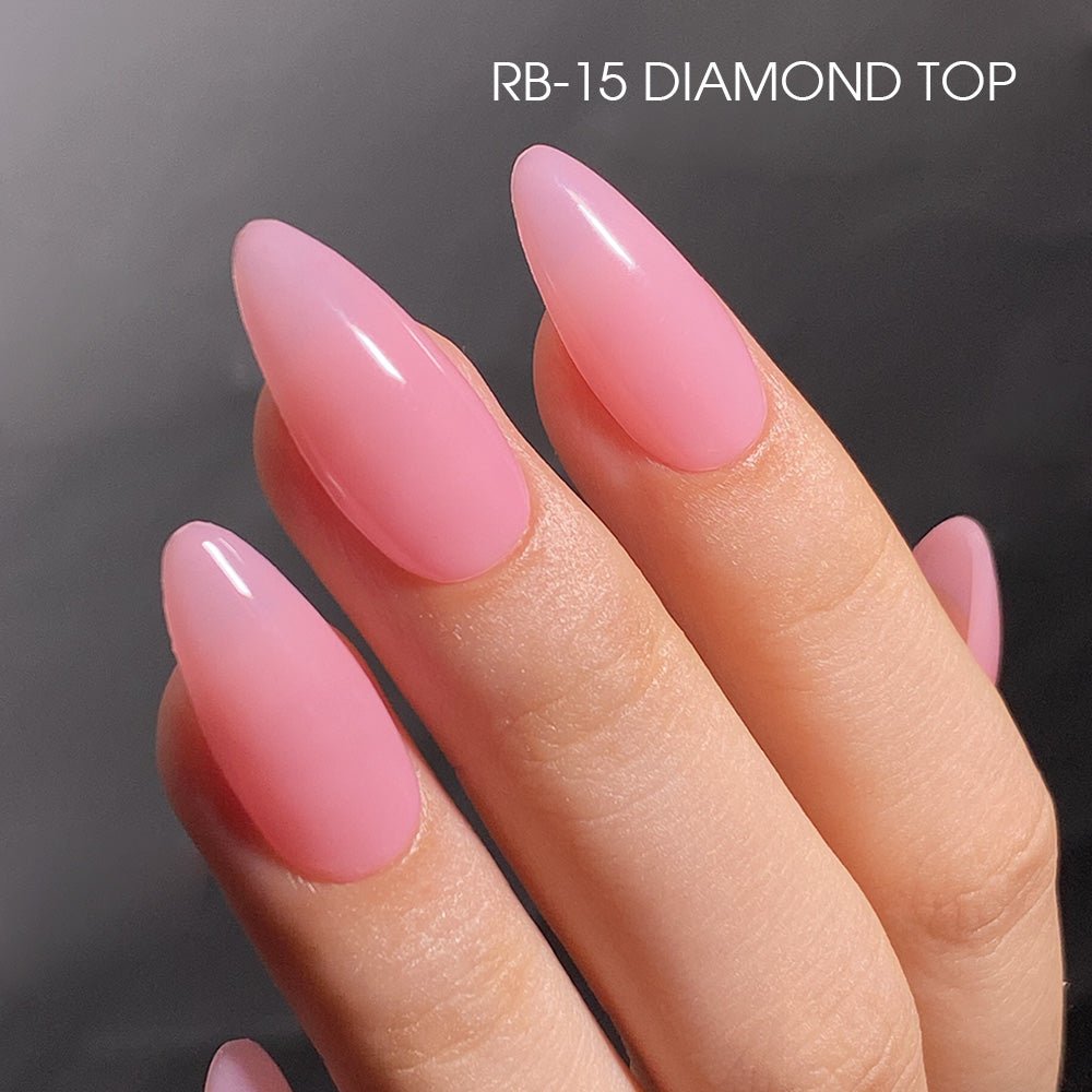 LDS Rubber Base Gel - RB - 15 - GEL POLISH 0.5 OZ - Bouncy Blush Collection - DTK Nail Supply