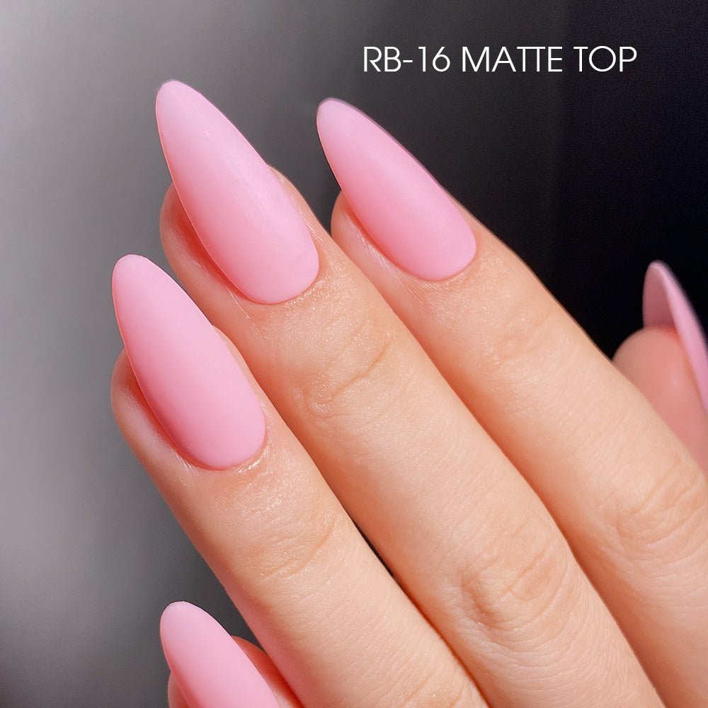 LDS Rubber Base Gel - RB - 16 (Ver 2) - GEL POLISH 0.5 OZ - Bouncy Blush Collection - DTK Nail Supply