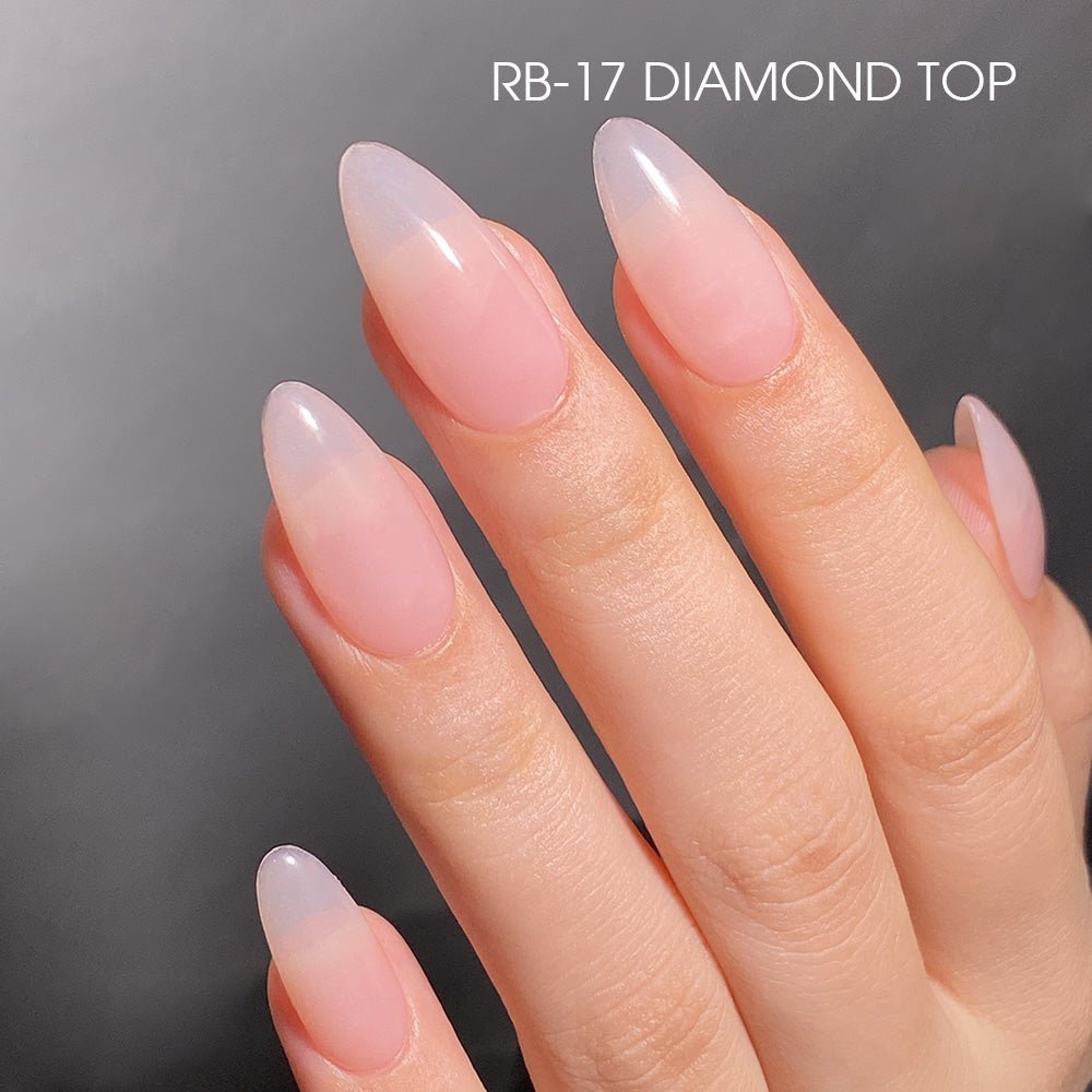 LDS Rubber Base Gel - RB - 17 (Ver 2) - GEL POLISH 0.5 OZ - Bouncy Blush Collection - DTK Nail Supply