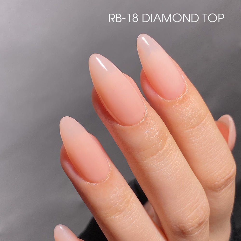 LDS Rubber Base Gel - RB - 18 - GEL POLISH 0.5 OZ - Bouncy Blush Collection - DTK Nail Supply