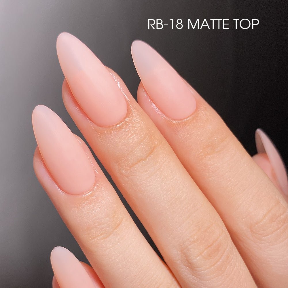 LDS Rubber Base Gel - RB - 18 - GEL POLISH 0.5 OZ - Bouncy Blush Collection - DTK Nail Supply