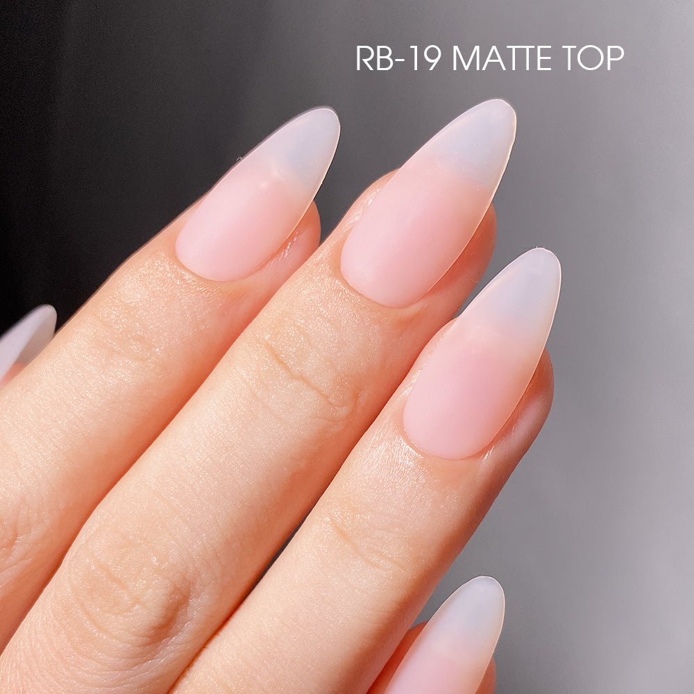 LDS Rubber Base Gel - RB - 19 - GEL POLISH 0.5 OZ - Bouncy Blush Collection - DTK Nail Supply