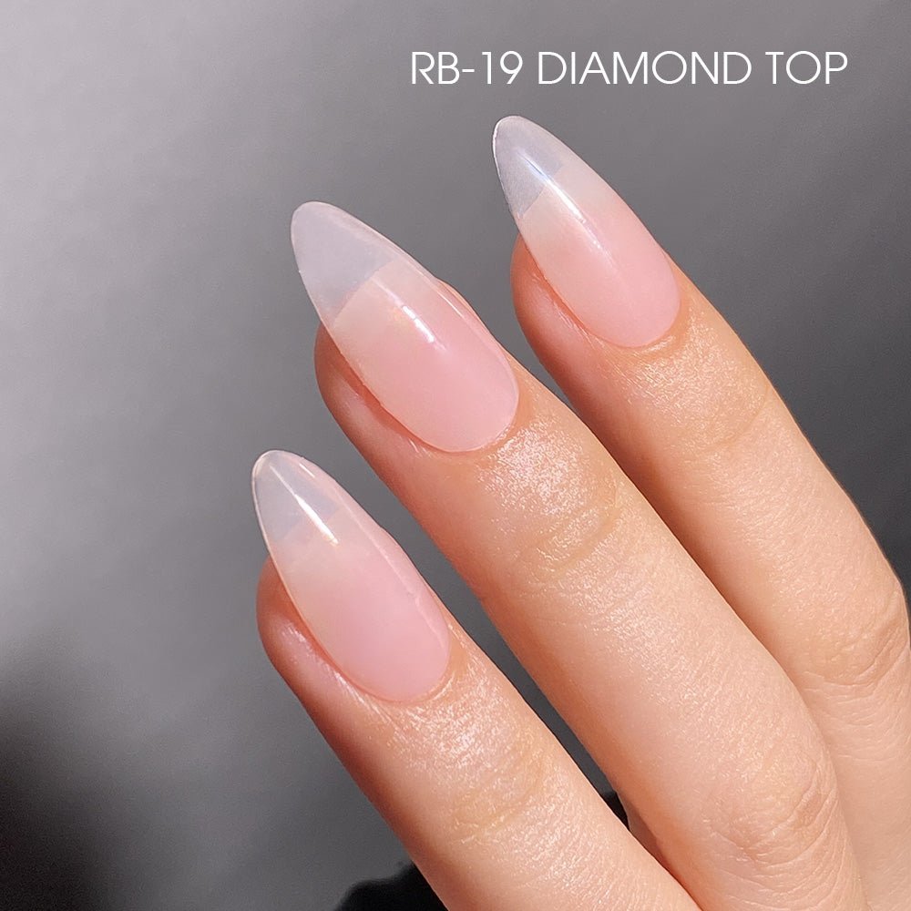 LDS Rubber Base Gel - RB - 19 (Ver 2) - GEL POLISH 0.5 OZ - Bouncy Blush Collection - DTK Nail Supply