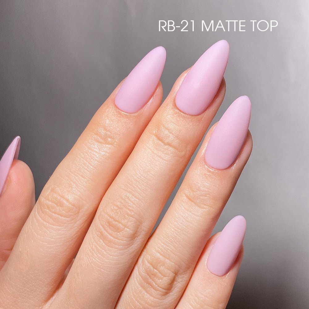 LDS Rubber Base Gel - RB - 21 - GEL POLISH 0.5 OZ - Bouncy Blush Collection - DTK Nail Supply