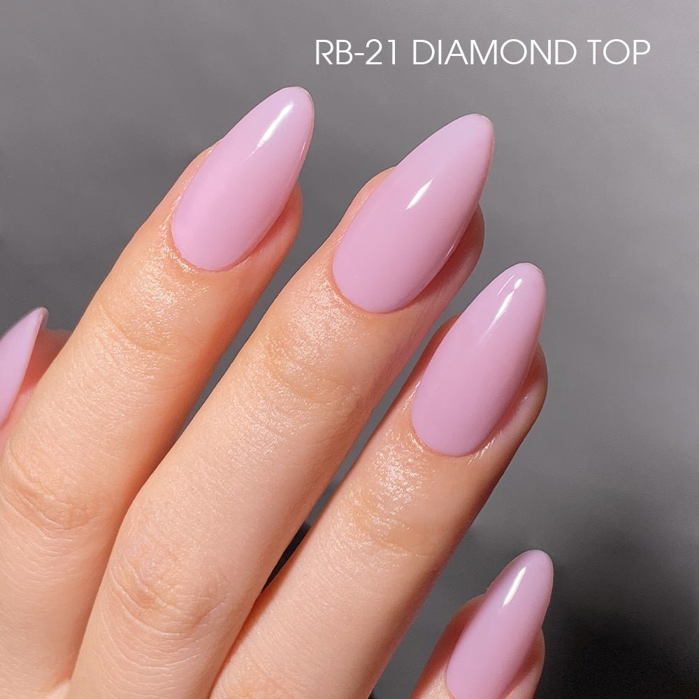 LDS Rubber Base Gel - RB - 21 (Ver 2) - GEL POLISH 0.5 OZ - Bouncy Blush Collection - DTK Nail Supply