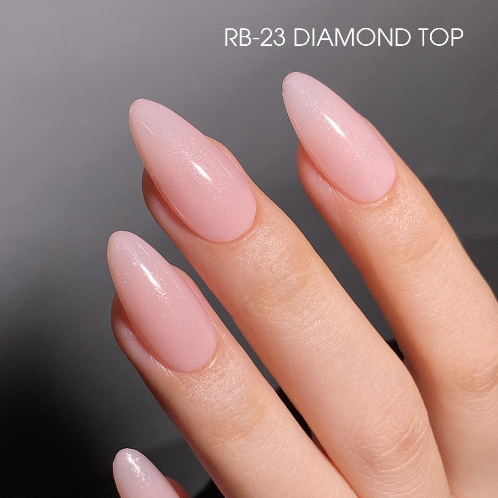 LDS Rubber Base Gel - RB - 23 (Ver 2) - GEL POLISH 0.5 OZ - Bouncy Blush Collection - DTK Nail Supply