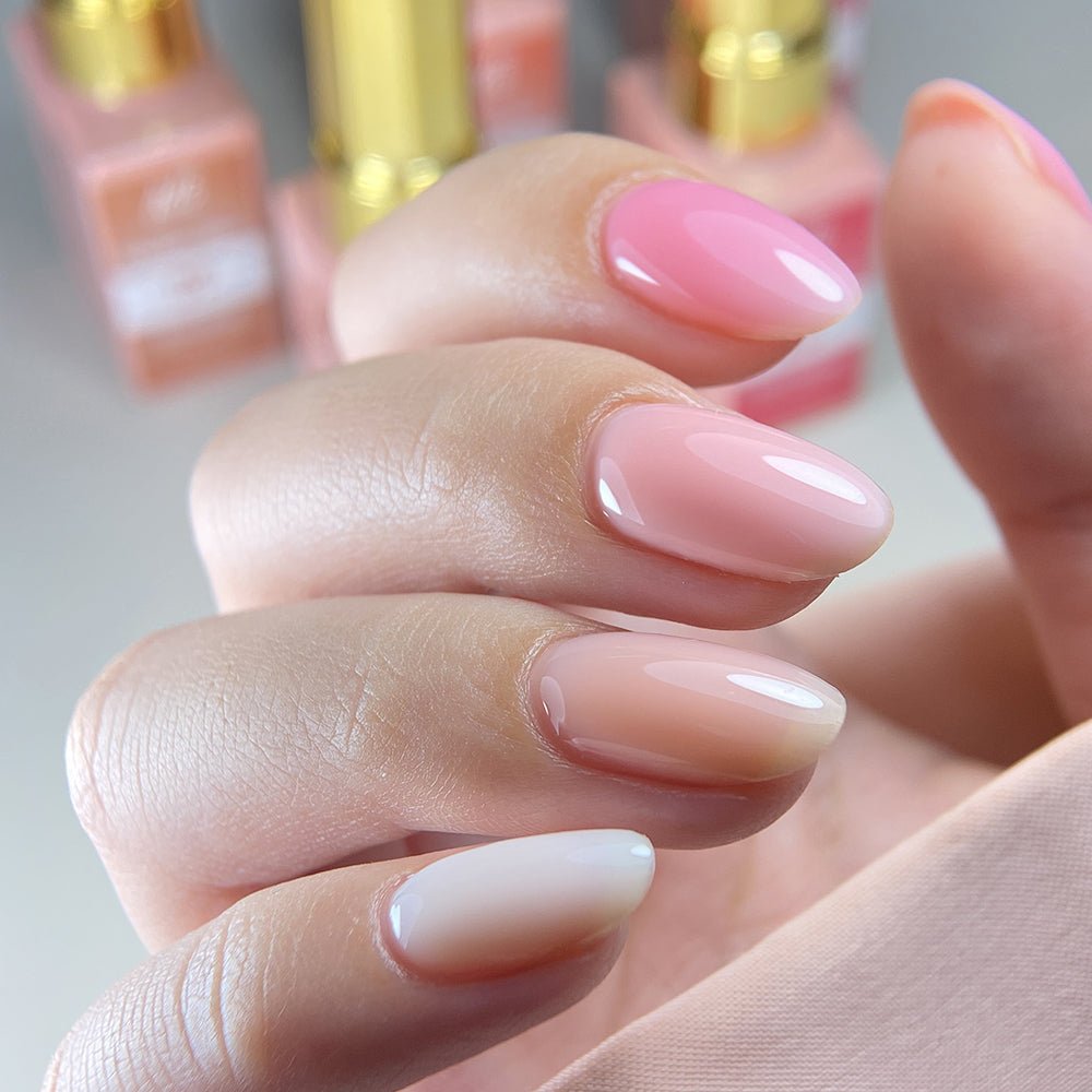 LDS Rubber Base Gel - RB - 23 (Ver 2) - GEL POLISH 0.5 OZ - Bouncy Blush Collection - DTK Nail Supply