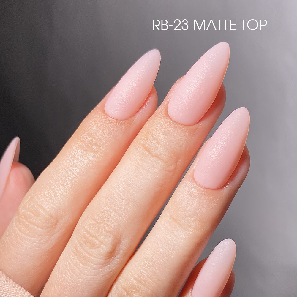 LDS Rubber Base Gel - RB - 23 (Ver 2) - GEL POLISH 0.5 OZ - Bouncy Blush Collection - DTK Nail Supply