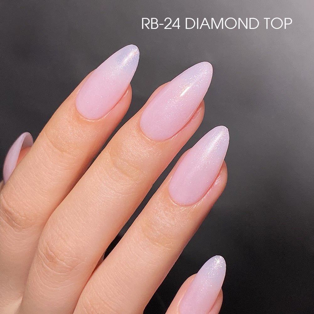 LDS Rubber Base Gel - RB - 24 (Ver 2) - GEL POLISH 0.5 OZ - Bouncy Blush Collection - DTK Nail Supply