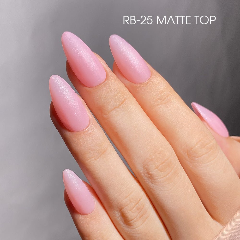 LDS Rubber Base Gel - RB - 25 (Ver 2) - GEL POLISH 0.5 OZ - Bouncy Blush Collection - DTK Nail Supply