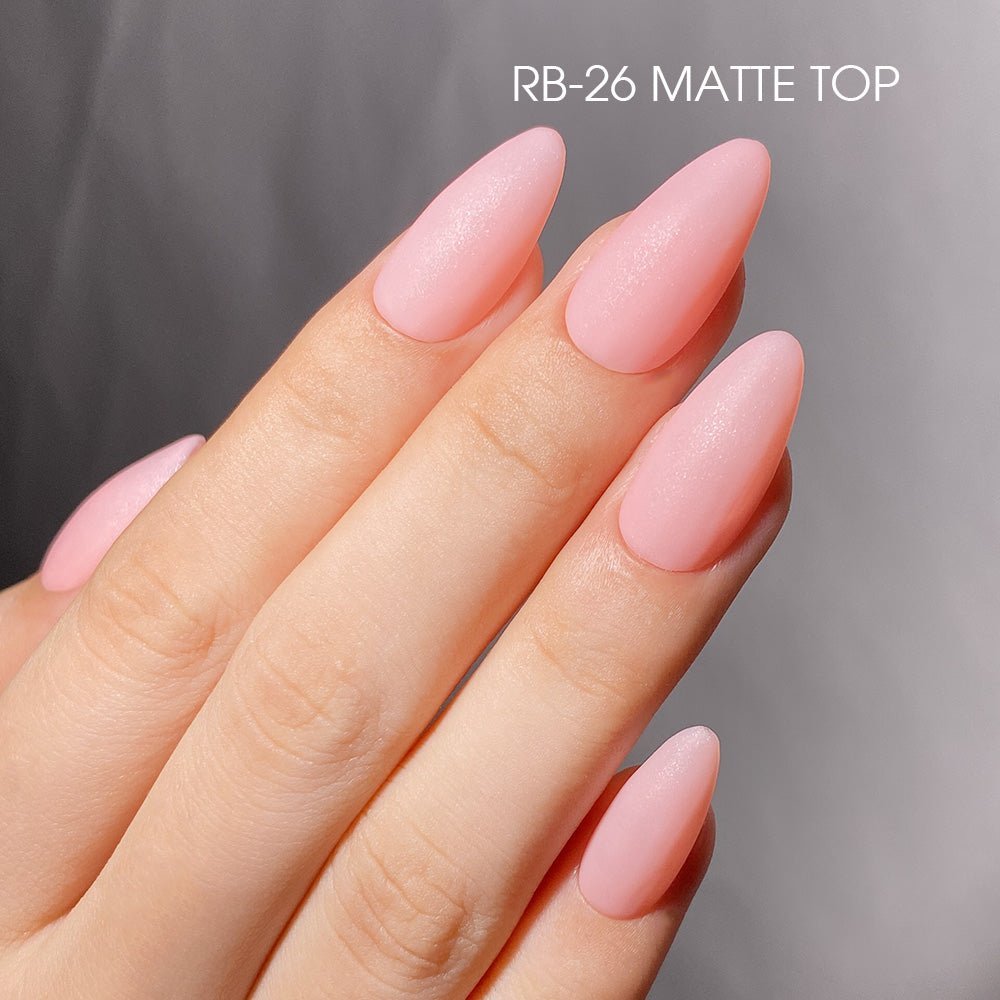 LDS Rubber Base Gel - RB - 26 (Ver 2) - GEL POLISH 0.5 OZ - Bouncy Blush Collection - DTK Nail Supply