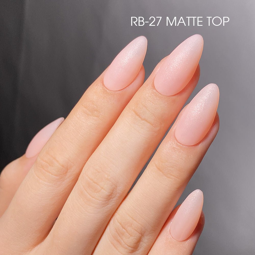 LDS Rubber Base Gel - RB - 27 - GEL POLISH 0.5 OZ - Bouncy Blush Collection - DTK Nail Supply
