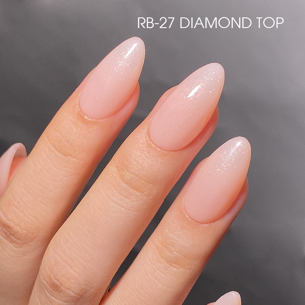 LDS Rubber Base Gel - RB - 27 (Ver 2) - GEL POLISH 0.5 OZ - Bouncy Blush Collection - DTK Nail Supply