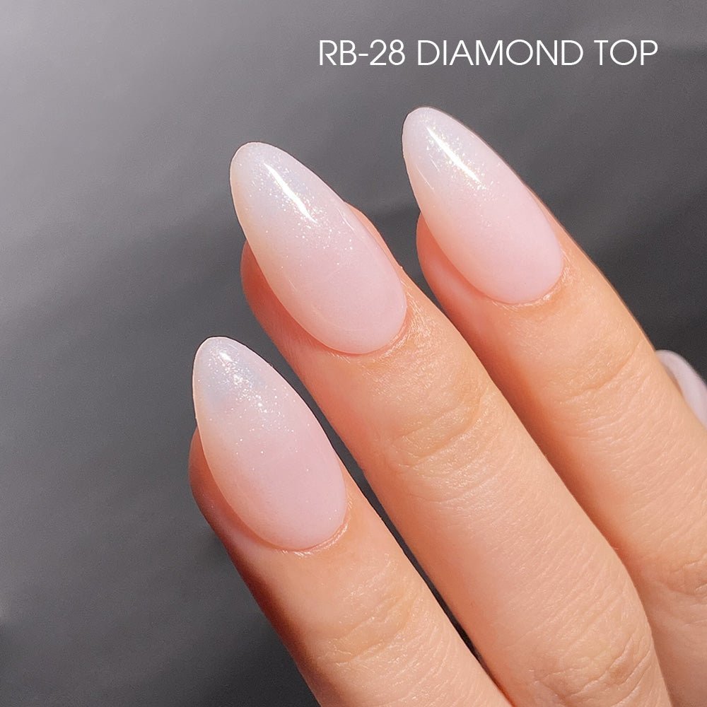 LDS Rubber Base Gel (Ver 2) - Set 30 Colors - GEL POLISH 0.5 OZ - Bouncy Blush Collection - DTK Nail Supply