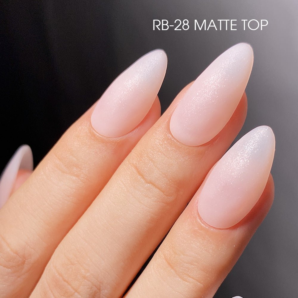 LDS Rubber Base Gel - RB - 28 (Ver 2) - GEL POLISH 0.5 OZ - Bouncy Blush Collection - DTK Nail Supply