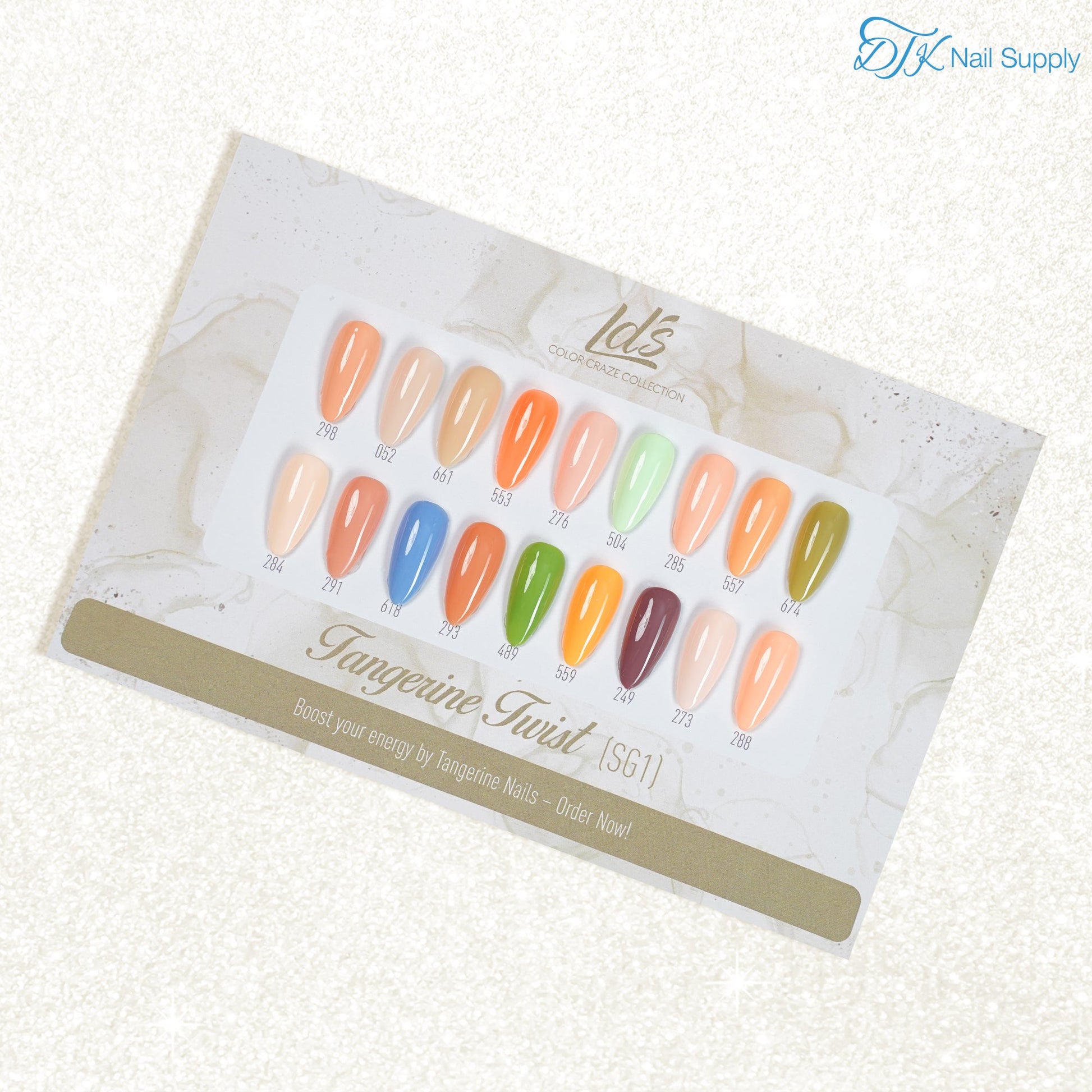 LDS Set 18 Colors - SG1 Tangerine Twist Collection - 0.5oz - DTK Nail Supply