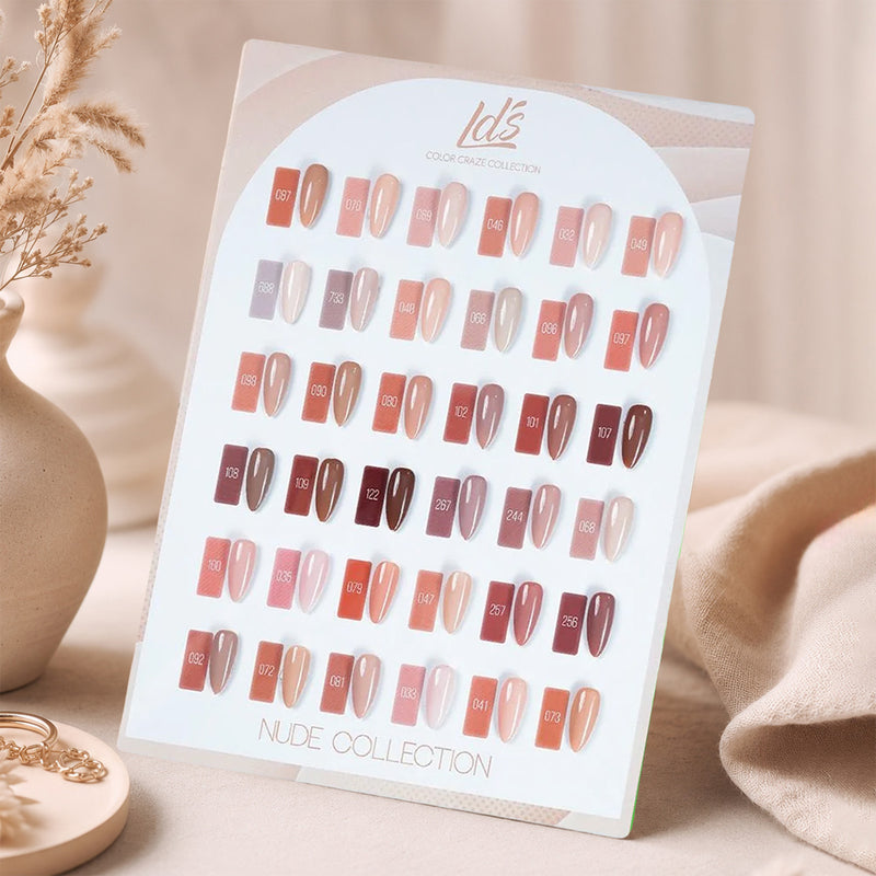 LDS Set 36 Colors - Gel Polish 0.5oz - Nude 2 Collection