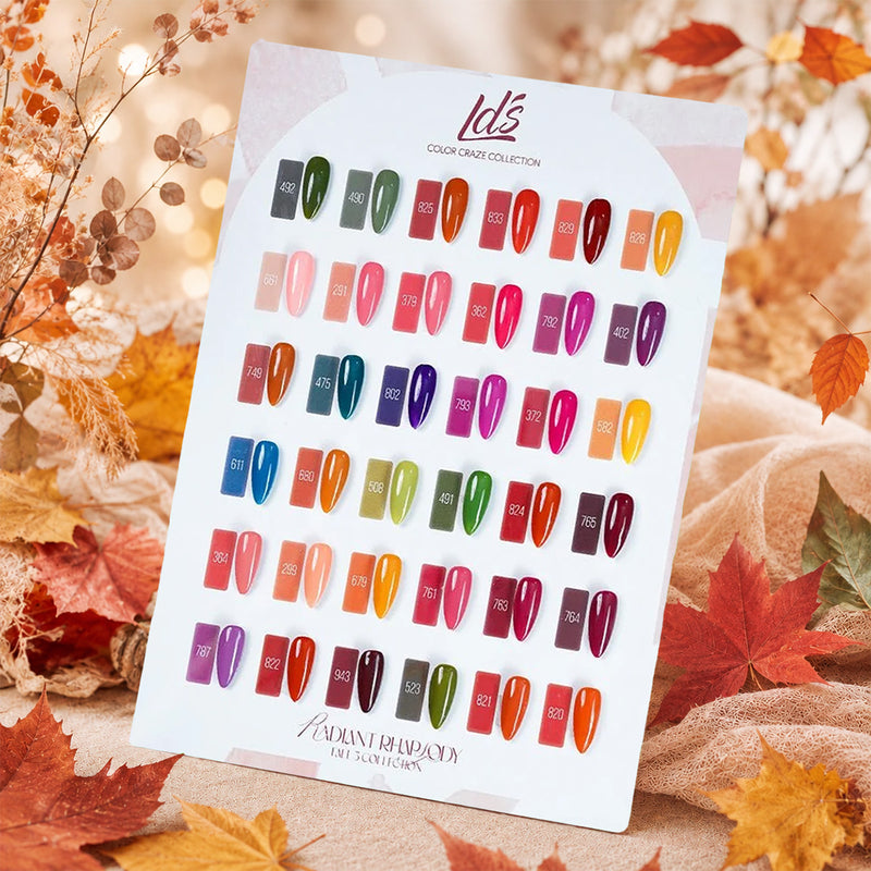 LDS Set of 36 Gel Polish (0.5oz) - Fall 3 - Radiant Rhapsody Collection