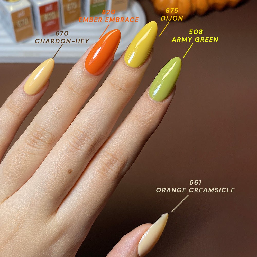 LDS Set of 36 Gel Polish (0.5oz) - Spiced Symphony Fall & Winter Collection - DTK Nail Supply