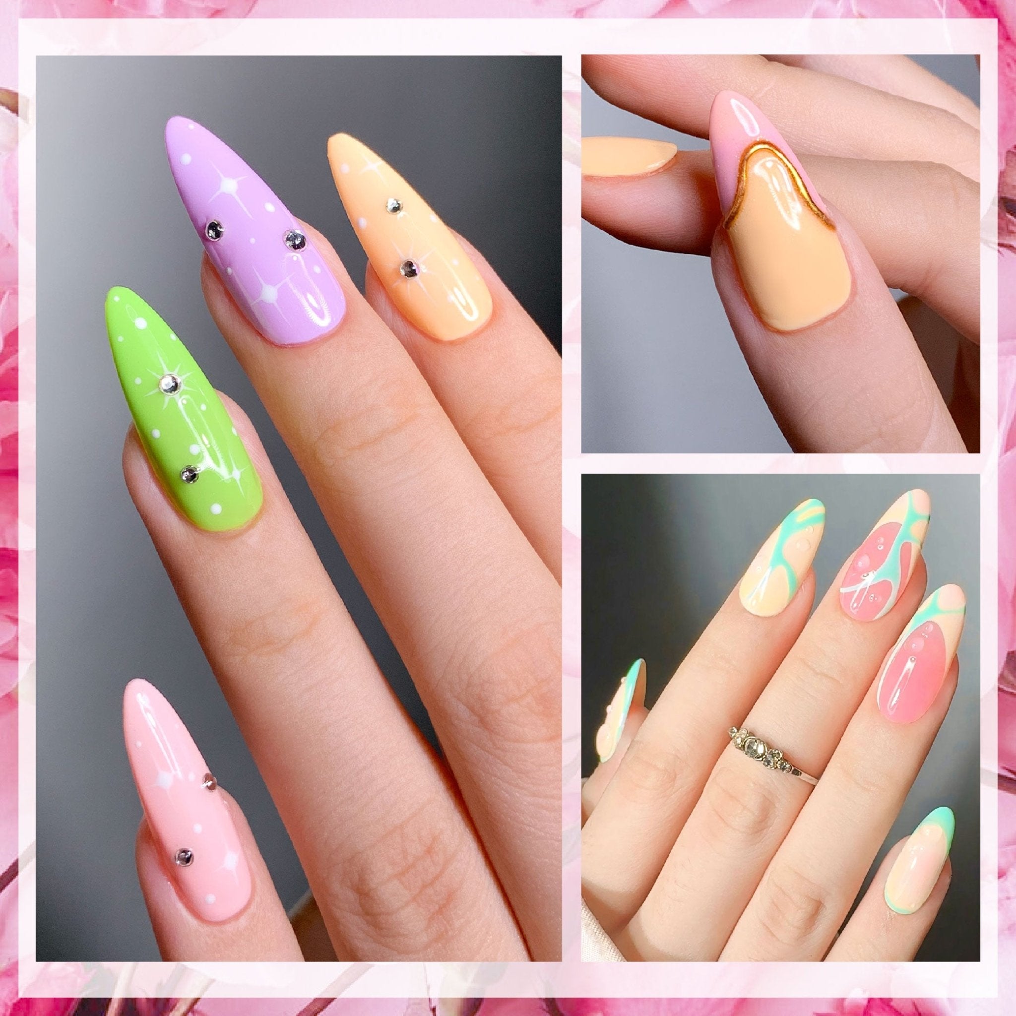 LDS Set of 36 Gel Polish (0.5oz) - Spring 1 - Petal Playground Collection - DTK Nail Supply