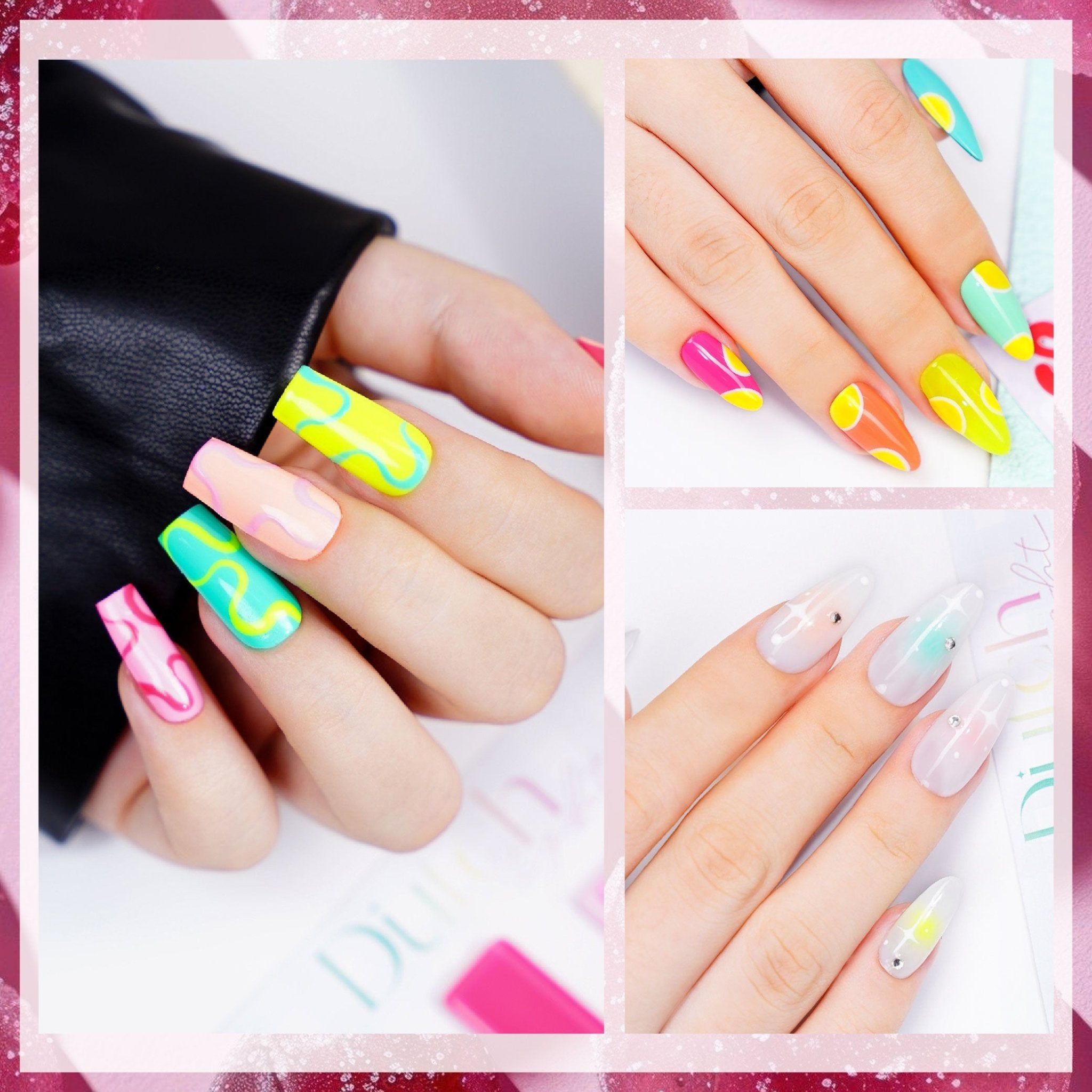 LDS Set of 36 Gel Polish (0.5oz) - Summer 1 - Retro Rampage Collection - DTK Nail Supply