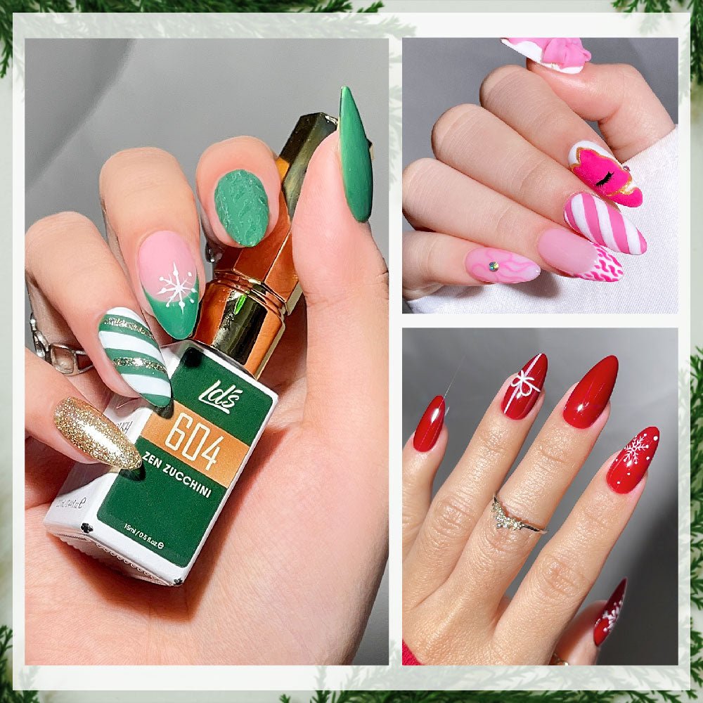 LDS Set of 36 Gel Polish (0.5oz) - Winter 1 - Holiday Spirit Collection - DTK Nail Supply