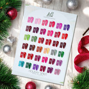 LDS Set of 36 Gel Polish (0.5oz) - Winter 1 - Holiday Spirit Collection - DTK Nail Supply