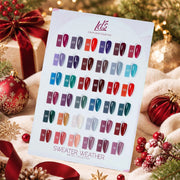 LDS Set of 36 Gel Polish (0.5oz) - Winter 2 - Sweater Weather Collection - DTK Nail Supply