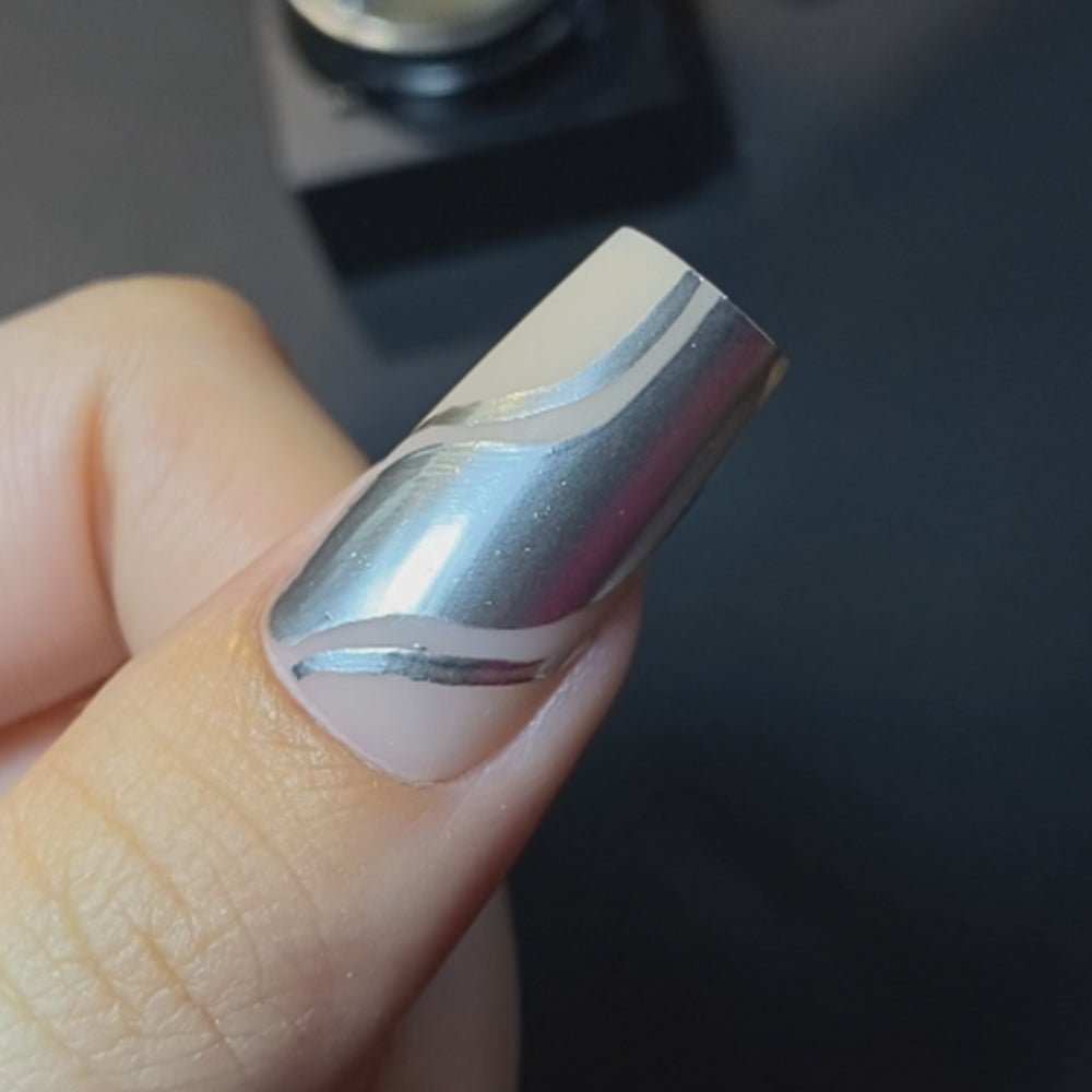 LDS Silver Metallic Gel - DTK Nail Supply