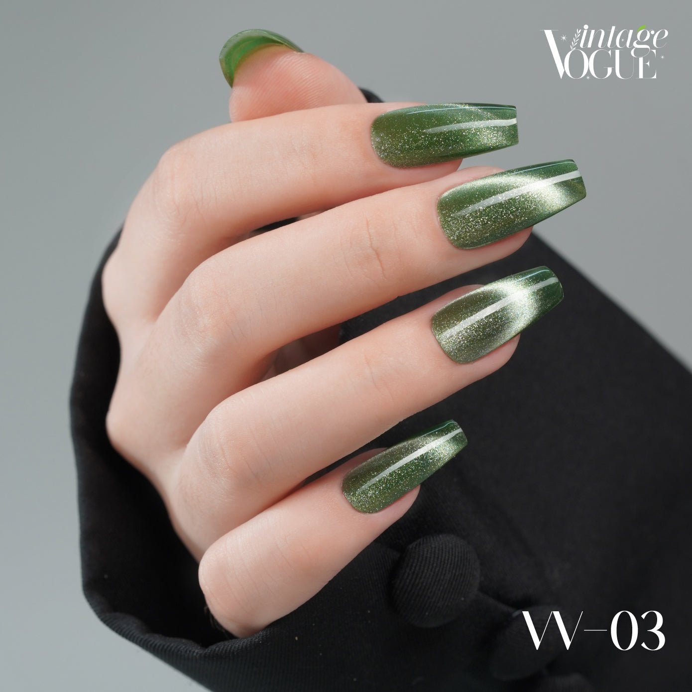 LDS VV CE - 03 - Vintage Vogue Cat Eye Gel Polish Collection - DTK Nail Supply