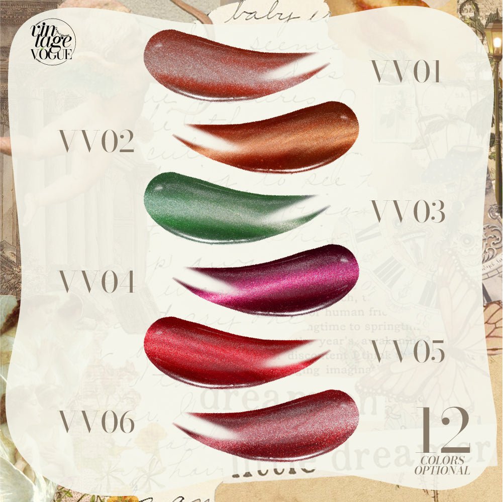 LDS VV CE - 04 - Vintage Vogue Cat Eye Gel Polish Collection - DTK Nail Supply