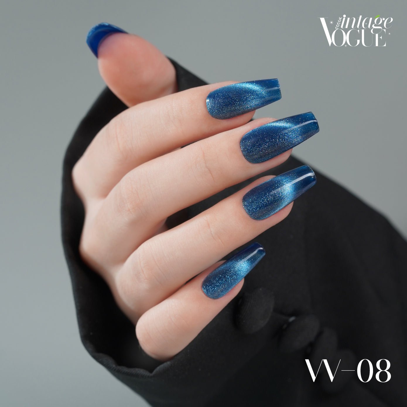 LDS VV CE - 08 - Vintage Vogue Cat Eye Gel Polish Collection - DTK Nail Supply