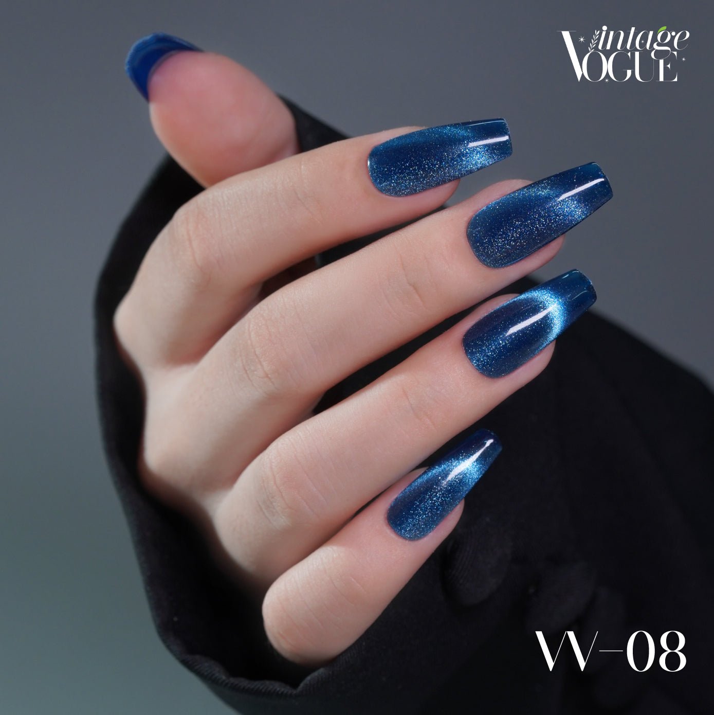 LDS VV CE - 08 - Vintage Vogue Cat Eye Gel Polish Collection - DTK Nail Supply