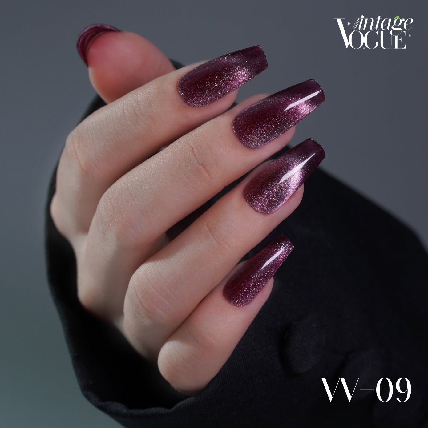 LDS VV CE - 09 - Vintage Vogue Cat Eye Gel Polish Collection - DTK Nail Supply
