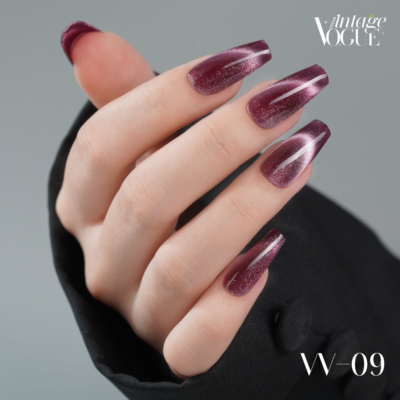 LDS VV CE - 09 - Vintage Vogue Cat Eye Gel Polish Collection - DTK Nail Supply