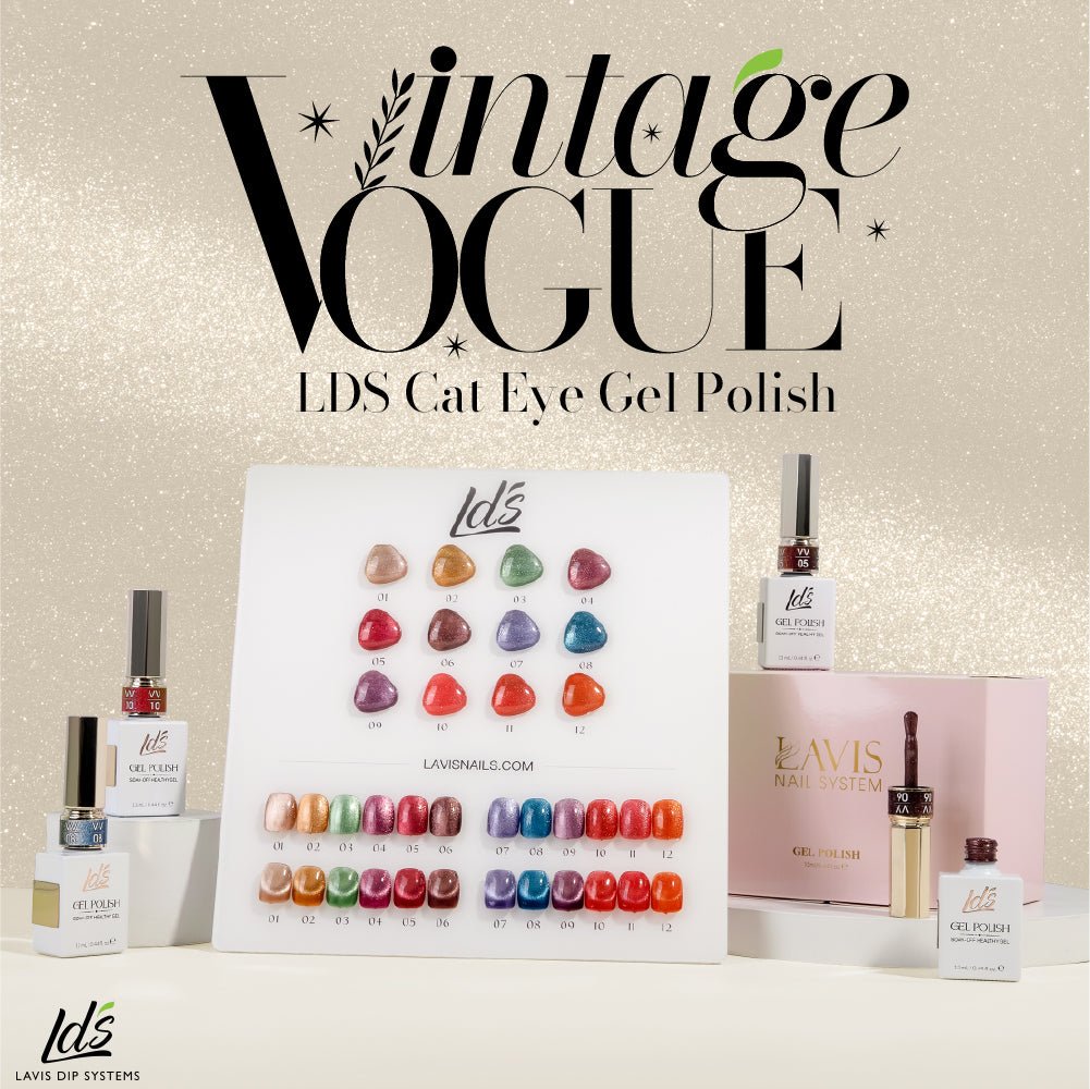 LDS VV CE - 12 - Vintage Vogue Cat Eye Gel Polish Collection - DTK Nail Supply