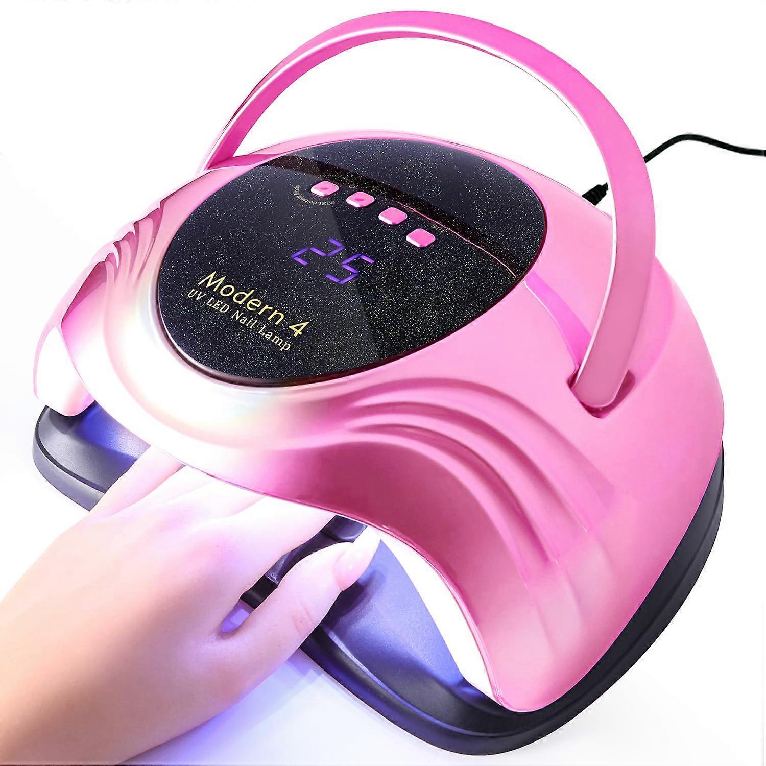 LED/UV Nail Lamps 108W 5X Plus - Pink - DTK Nail Supply